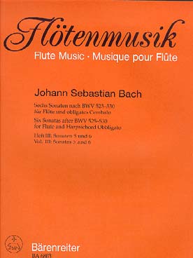 Illustration de 6 Sonates BWV 525-530 - Vol. 3 : sonates 5 et 6