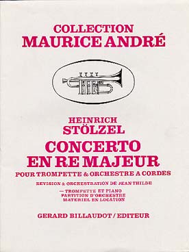 Illustration de Concerto en ré M pour trompette et orchestre (réd. piano Thilde)