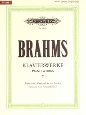 Illustration brahms oeuvres completes (pe) vol. 5