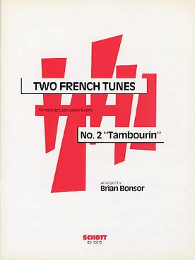 Illustration bonsor le tambourin flutes a bec/percu.