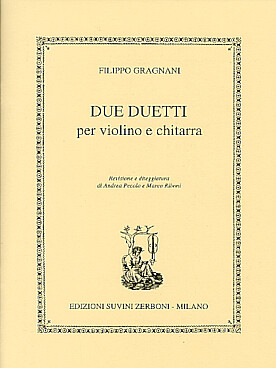 Illustration gragnani 2 duos pour violon et guitare
