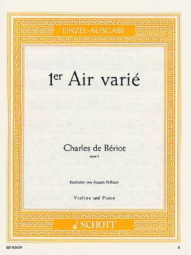 Illustration de Air varié op. 1 en ré m