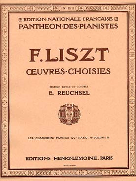 Illustration de Les CLASSIQUES FAVORIS - Vol. 9 D  : Oeuvres choisies de Liszt