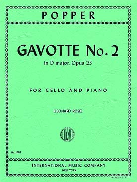 Illustration de Gavotte op. 23 N° 2