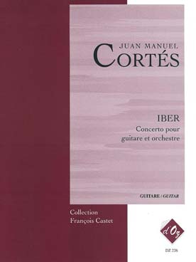 Illustration cortes iber concerto guitare red. piano