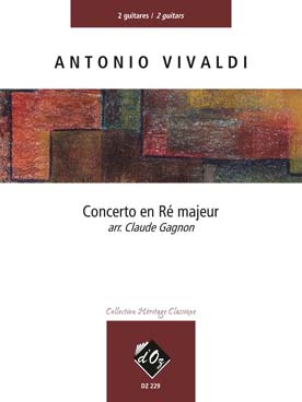 Illustration de Concerto RV 93 en ré M (tr. Gagnon)