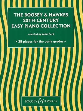 Illustration de The BOOSEY & HAWKES 20th century piano collection : sélection d'œuvres - Niveau facile : Stravinsky, Prokofiev, Chostakovitch, Barratt, Webern...