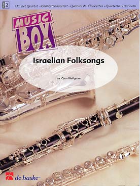 Illustration de Israelian Folksongs pour quatuor de clarinettes