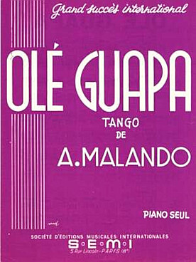 Illustration malando tango ole guapa