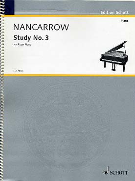 Illustration nancarrow etudes piano mecanique vol. 3