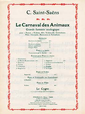 Illustration de Le Carnaval des animaux (tr. Garban) - N° 12 : Fossiles