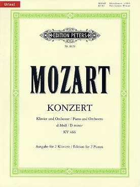 Illustration de Concerto N° 20 K 466 en ré m - Cadences de Beethoven et Zacharias