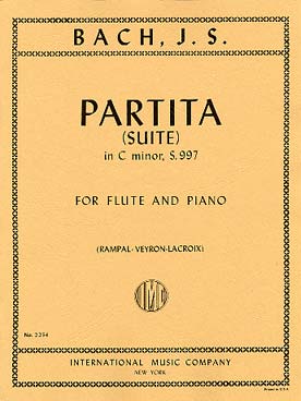Illustration de Partita (suite) BWV 997 en do m
