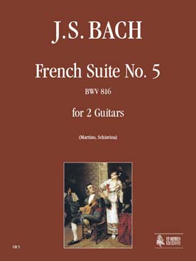 Illustration de Suites françaises (tr. Schiavina, C + P) - N° 5 BWV 816