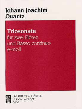 Illustration quantz triosonate en mi min