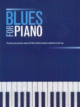 Illustration blues for piano