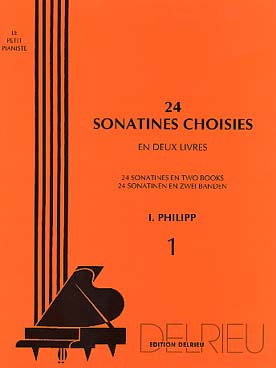 Illustration de 24 SONATINES CHOISIES (éd. Delrieu) - Vol. 1
