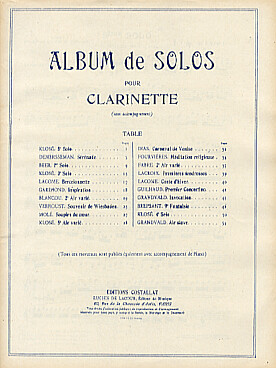 Illustration de ALBUM DE SOLOS