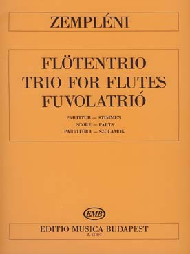 Illustration zempleni trio pour flutes