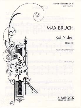 Illustration bruch kol nidrei op. 47