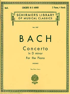 Illustration de Concerto BWV 1052 en ré m - éd. Schirmer