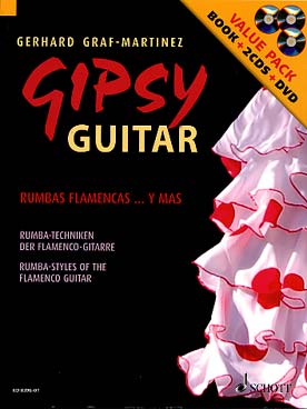 Illustration graf-martinez gipsy guitar avec cd