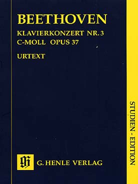 Illustration de Concerto pour piano N° 3 op. 37 en do m - éd. Henle