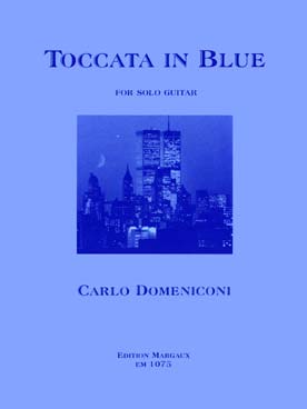 Illustration domeniconi toccata in blue
