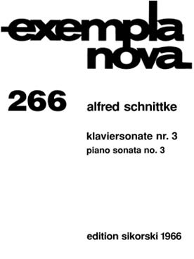 Illustration schnittke sonate n° 3 pour piano