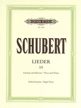 Illustration de Lieder Vol. 3 : 45 lieder voix haute