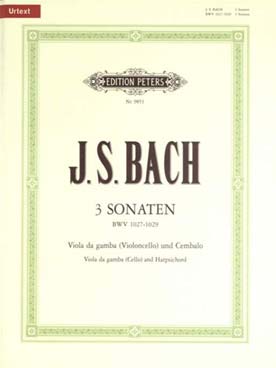 Illustration de 3 Sonates BWV 1027-1029
