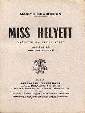 Illustration de Miss Helyett (édition 1937)