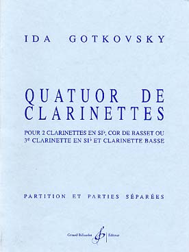 Illustration gotkovsky quatuor de clarinettes