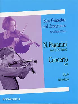 Illustration paganini concerto n° 1 op. 6 en re maj