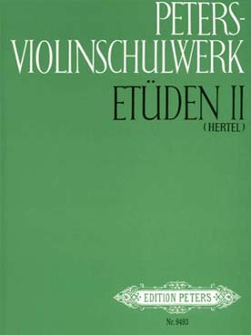 Illustration peters violin school vol 2 : 92 etudes