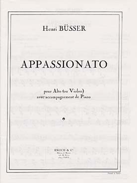 Illustration busser apassionato op. 84