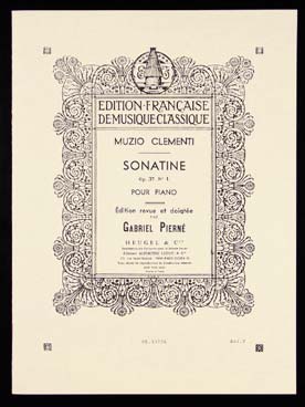 Illustration clementi sonatine op. 37 n° 1