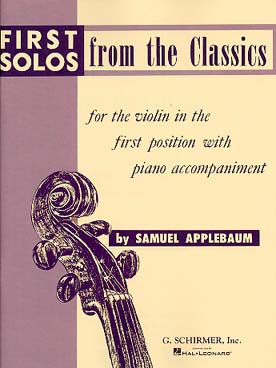 Illustration de FIRST SOLOS FROM THE CLASSICS