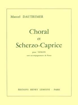 Illustration de Choral et scherzo-caprice