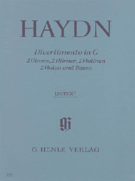 Illustration haydn divertimento hob. ii:9 en sol maj 