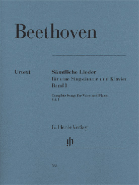 Illustration de Lieder (édition intégrale Henle) - Vol. 1