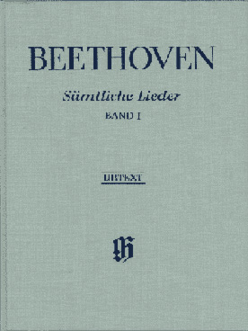 Illustration de Lieder (édition intégrale Henle) - Vol. 1 relié