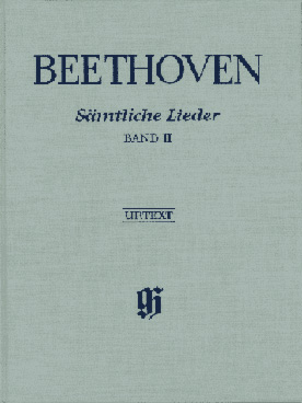 Illustration beethoven lieder (hn) vol. 2 relie