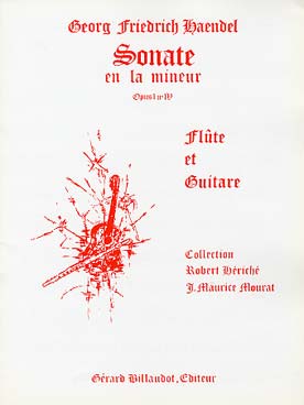 Illustration haendel sonate en la min op. 1 n° 4