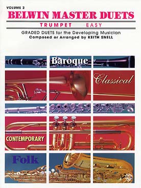 Illustration belwin master duets easy vol. 2 trumpet
