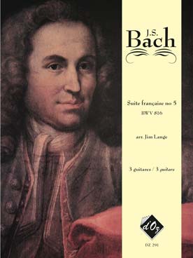 Illustration bach js suite francaise n° 5 (3 guit.)