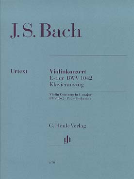 Illustration de Concerto BWV 1042 en mi M