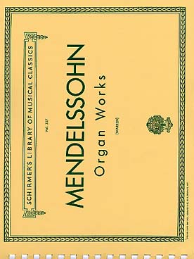 Illustration de Œuvres pour orgue : 3 préludes et fugues op. 37 et 6 sonates op. 65