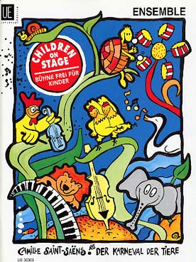 Illustration saint-saens carnaval des animaux (le)