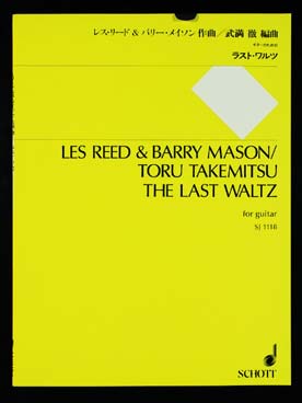 Illustration de The Last waltz (Les Reed & Barry Mason, arrangement Takemitsu)